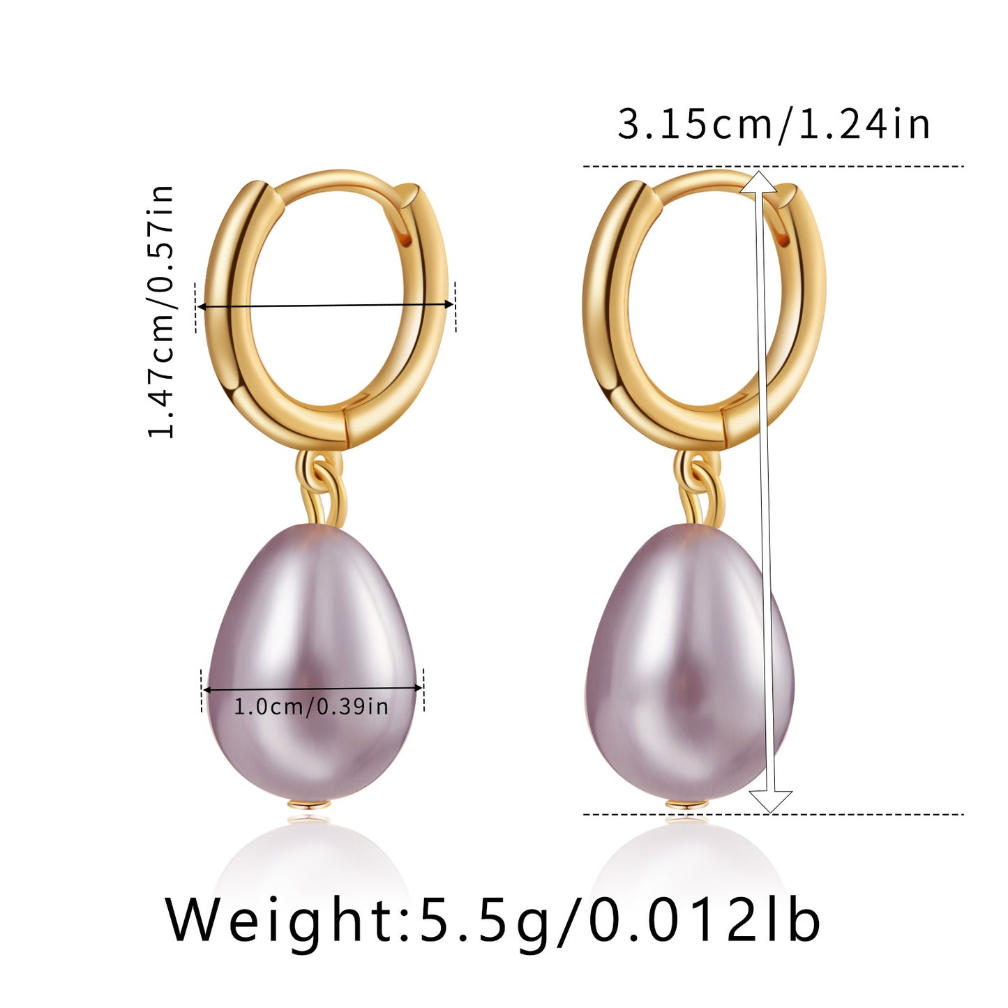 Pearl Nova | Parel oorbellen