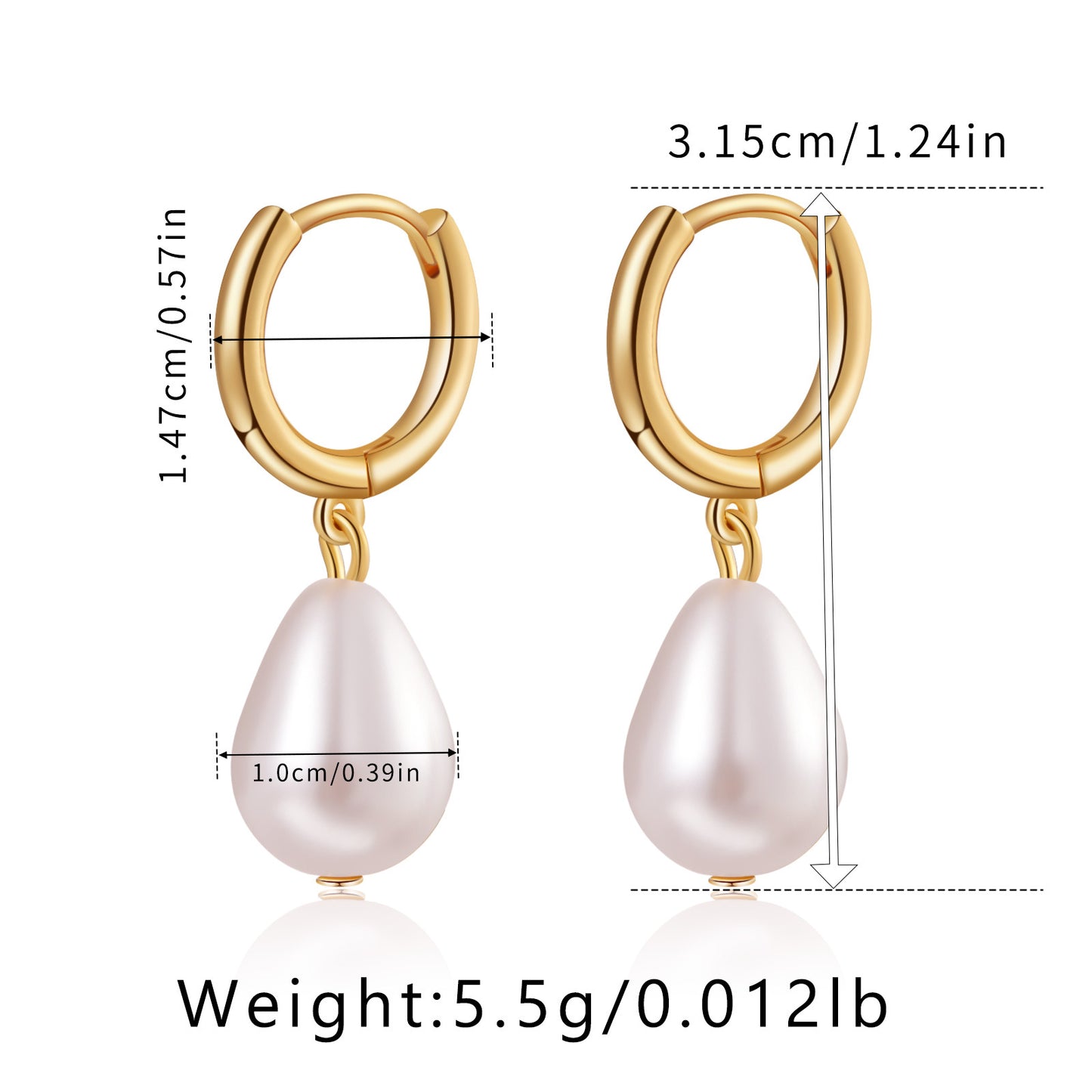 Pearl Nova | Parel oorbellen